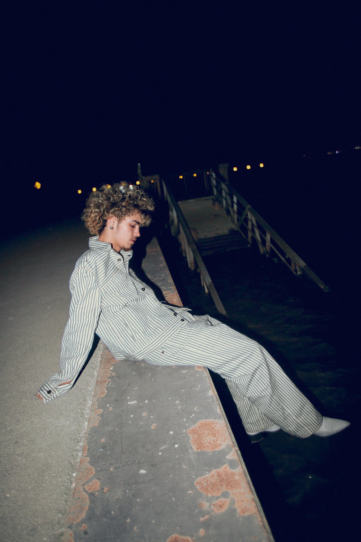 Pinstripe Jeans