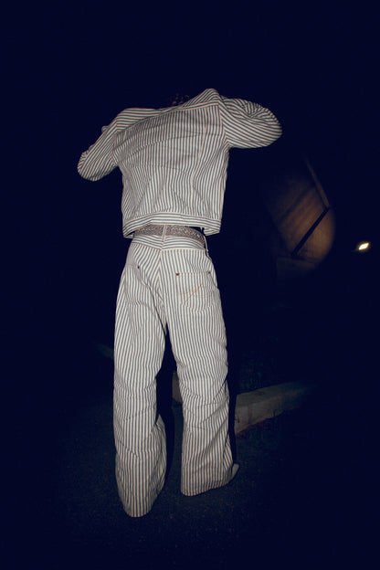 Pinstripe Jeans